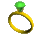 טבעת בלאי ירוקה